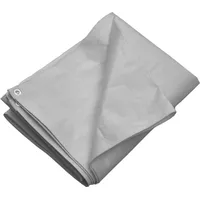 VidaXL Abdeckplane 260 g/m2 6x12 m Grau HDPE -