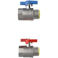 Buderus Kugelhahnset H3/4, 2x Kugelhähne 3/4'' horizontale Ausführung