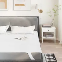 VidaXL Matratzenschoner Weiß 200x220 cm Wasserdicht