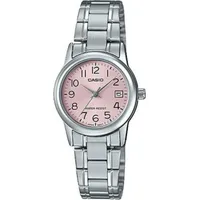 Casio Luxusuhr #LTP-V002D-4B Women's Standard Stainless Steel Pink Dial