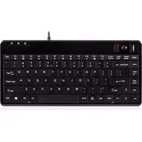 Perixx PERIBOARD-505H PLUS, Wired keyboard with trackball and 2