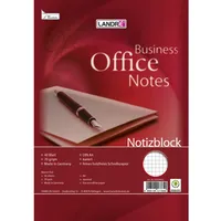Landré 100050244 LANDR Briefblock "Business Office Notes", DIN A4,