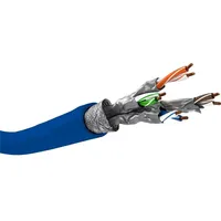 Goobay CAT 7A Netzwerkkabel, S/FTP PiMF, blau (S/FTP, PiMF,