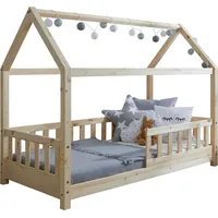 TICAA Hausbett Kay 100 x 200 cm Kiefer massiv