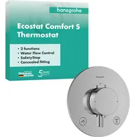 Hansgrohe Ecostat Comfort S Thermostat Unterputz für 2 Verbraucher,