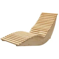 Home Deluxe Wellenholzliege 60 x 60 x 82 cm