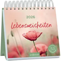 ArsEdition Postkartenkalender Lebensweisheiten 2026