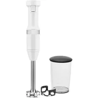 KitchenAid 5KHBV83EWH, Stabmixer, Weiss