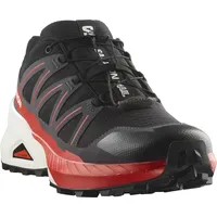 Salomon Speedcross Peak Herren Black/Asphalt/Fiery Red 44