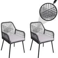 MCW MCW-O12 Gartenstuhl 2er-Set 0 x 0 x 0