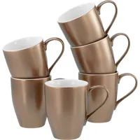 CreaTable Kaffeetasse 0,3 l Weiß 6 St.