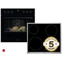 AEG AH41B Set Einbauherd OU5AE20AK + Glaskeramikkochfeld HE604000XB