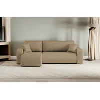 Kaiser möbel Ecksofa mit schlaffunktion und bettkasten, Eckcouch MILANO