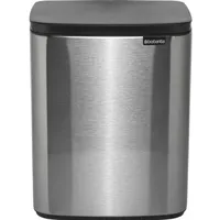 Brabantia Bo Mülleimer 12l - Matt Steel Fingerprint Proof,