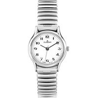 Dugena Damen-Armbanduhr Vintage Comfort, Quarz, Edelstahlgehäuse, Mineralglas, 3 bar