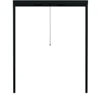 APANA Insektenschutz Fenster Rollo 60 x 100 cm anthrazit