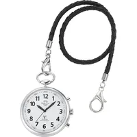 Master Time MTGA-10938-12M Sprechende Taschenuhr Funk Silberfarben