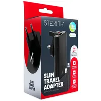 STEALTH Reisenetzteil / AC-Adapter (65W 2x USB-C Ports) schwarz