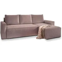 Masseno Ecksofa POTARO mit Schlaffunktion L-Form, seitenverkehrt montierbar,L-Form, 232x140