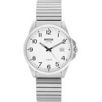 Boccia Titanium Boccia 3671-04 Herrenuhr Titan mit Zugband