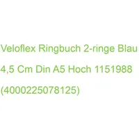 Veloflex Ringbuch 2-Ringe blau 4,5 cm DIN A5 hoch