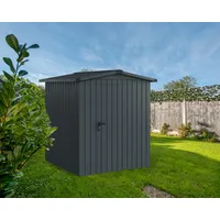 EcoStar Metallgerätehaus Euroline ESD2 anthrazit 166 x 166 cm