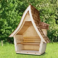 Lieblingsplatz Steffen GmbH Lieblingsplatz Philosophenbank mit Gaube und Rotzeder-Schindeln