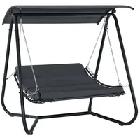 MCombo M MCombo Hollywoodschaukel mit Liegefunktion, Schaukelliege Outdoor, Gartenliege