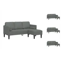 VidaXL Sofa Dunkelgrau 160 cm Stoff