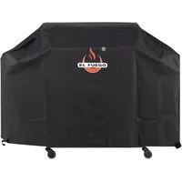 El Fuego Grillabdeckung 161,5 x 110 cm Polyester schwarz