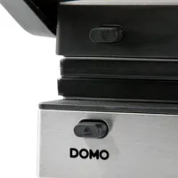 DOMO collection DOMO MULTIFUNKTIONALER KONTAKTGRILL 2-IN-1 Grill Schwarz