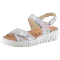 WALDLÄUFER H-WILLOW Plateausandale, Klettschuh, Sommerschuh, Bequemschuh in Komfortweite H