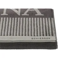 SCHIESSER Rom Saunatuch 75 x 200 cm dunkelgrau