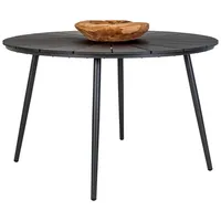 VCM ebuy24 Gartentisch Schwarz,