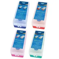 Stylex Karteikasten DIN A8 / je 1x blau, rot,