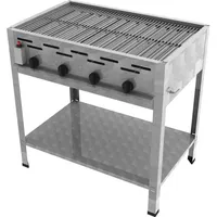 ChattenGlut Gasbräter 4-flammig 530 x 810 x 800 cm