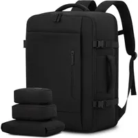 Luxuskollektion Handgepäck Rucksack 45x36x20 15,6 Zoll Schwarz