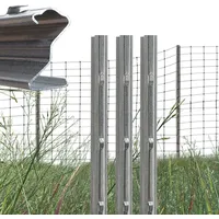 Trutzholm Z-Profil Zaunpfosten 200 cm feuerverzinkt 20x Zaunpfähle 1,5