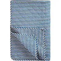 Ib laursen Quilt aus Baumwolle mit Streifen blau |