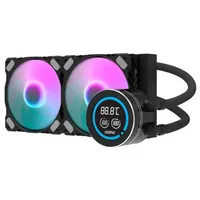DarkFlash DN-D240 Wasserkühler mit LCD und 2x ARGB Lüfter,