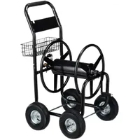 Relaxdays Schlauchwagen 60 m schwarz