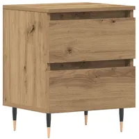 VidaXL Nachttisch Artisan Eiche 40x35x50 cm Holzwerkstoff