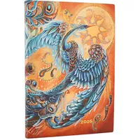 Paperblanks ltd. 12-Monatskalender. 2026 Himmelsvogel Midi Horizontal