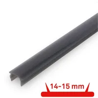 Briloner Abdeckkappen , Grau , Kunststoff , 1.4-1.5x1x130 cm