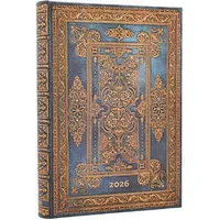 Paperblanks 12-Monatskalender. 2026 Blue Luxe Midi Tag Paperblanks Ltd.