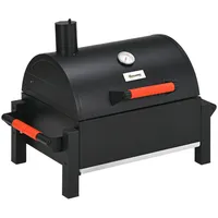 Outsunny - Holzhohlgrill, - 68.5Lx50Wx54Hcm - Schwarz,
