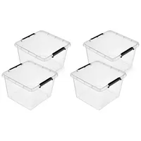 Kreher Kreher® Aufbewahrungsboxen Kleiderbox 'Simple Store' mit Deckel in