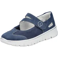Rieker Damen N1350 Ballerina, Blau, 41 EU