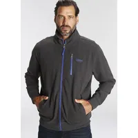 MAN'S WORLD Sweatjacke mit kontrastfarbigem Reißverschluss Gr. XXXL (64/66),
