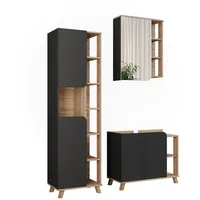 Vicco Karen 3-tlg. Sonoma/Anthrazit